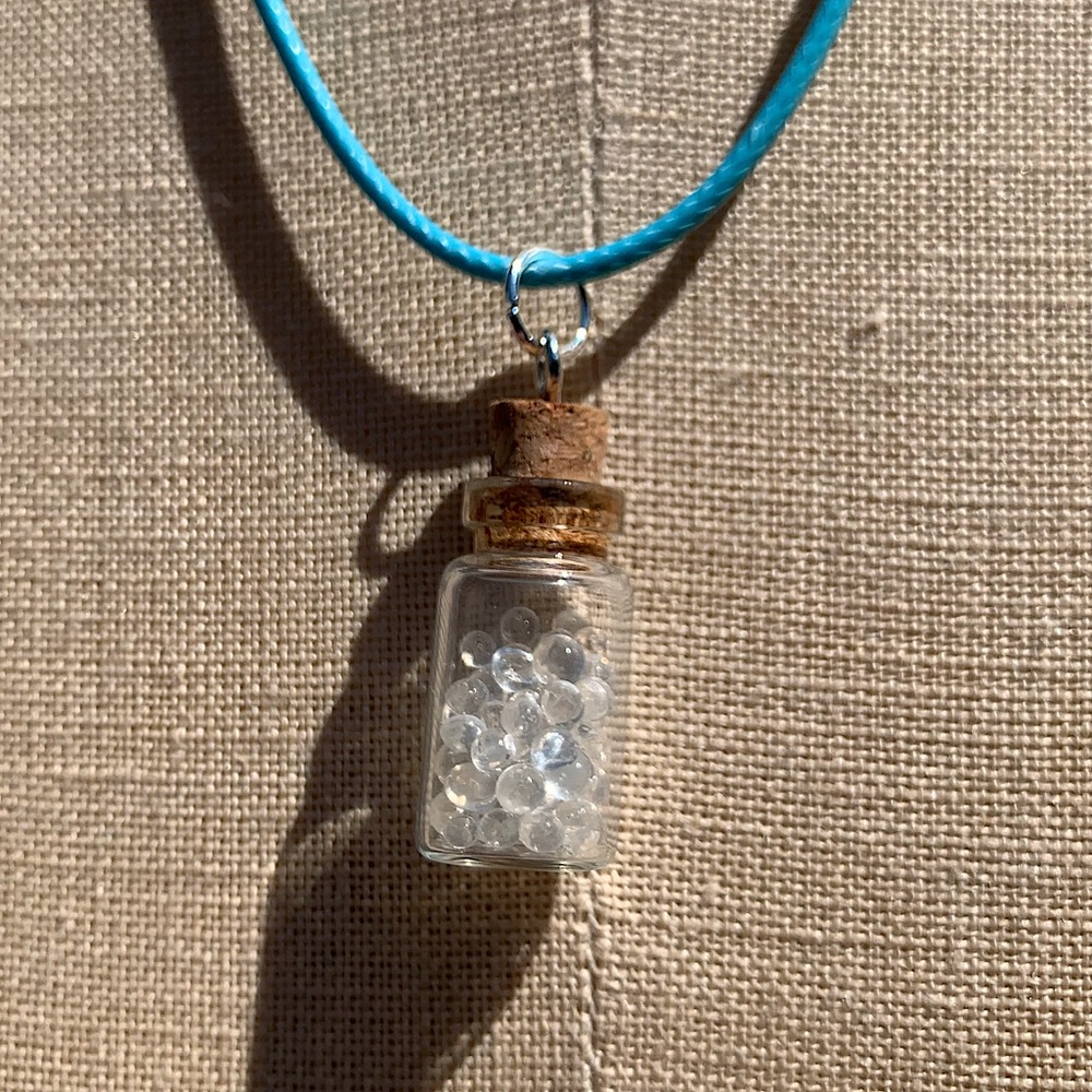 Handmade Shaker/Rattle Bottled-Up Emotions Necklace